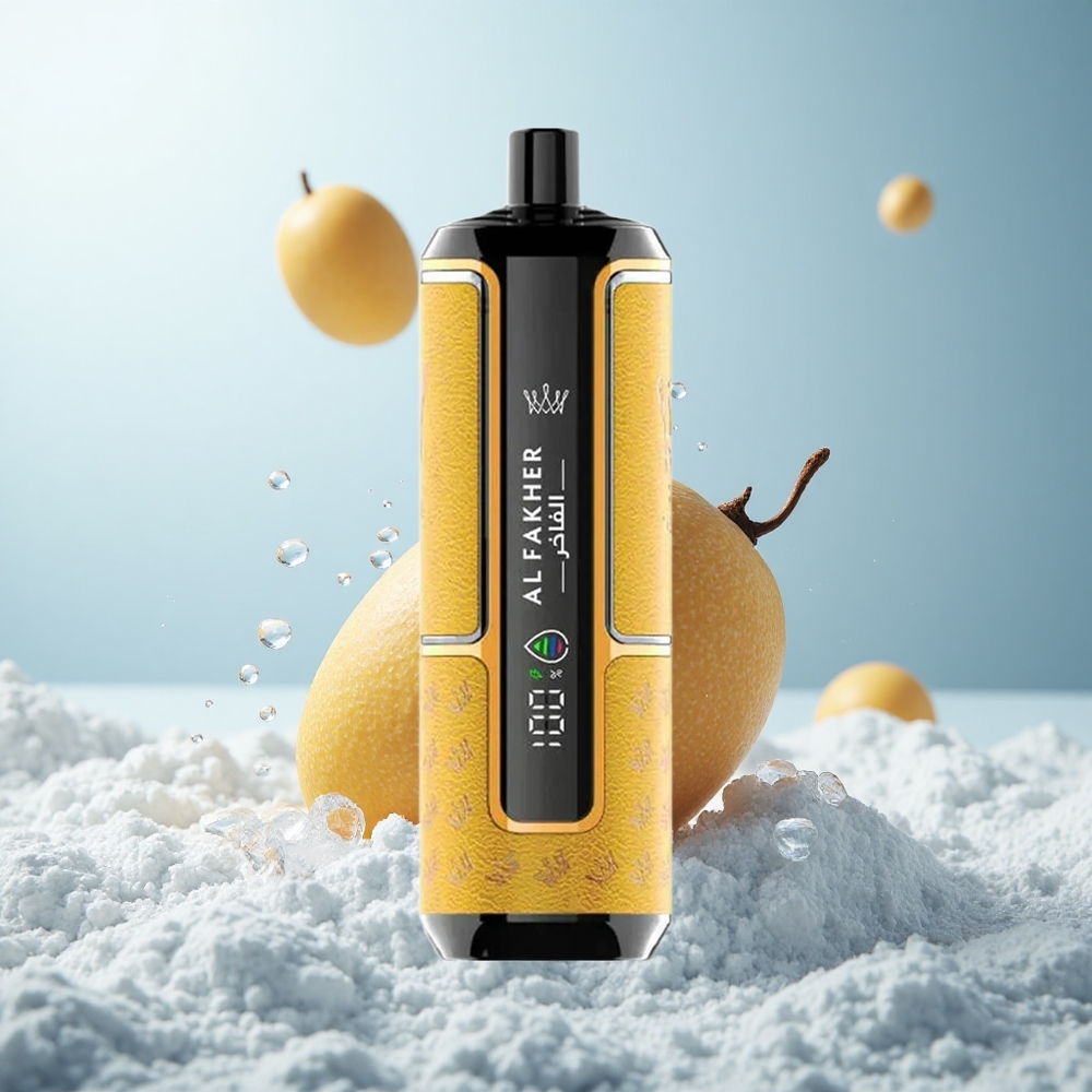 Al Fakher Crown Bar 15K Hypermax Mango-Eis Kompakt Leicht