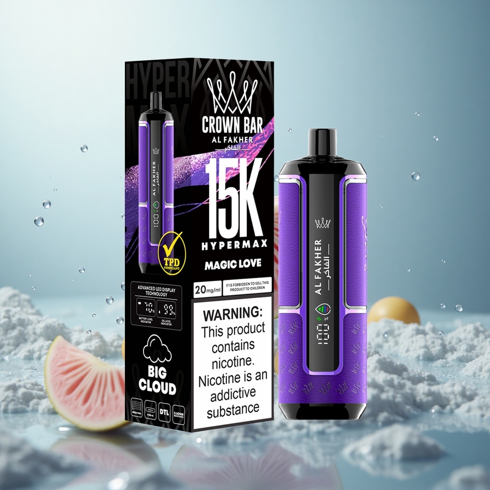 Al Fakher Crown Bar 15K Hypermax Zauberliebe 22ml 600mAh