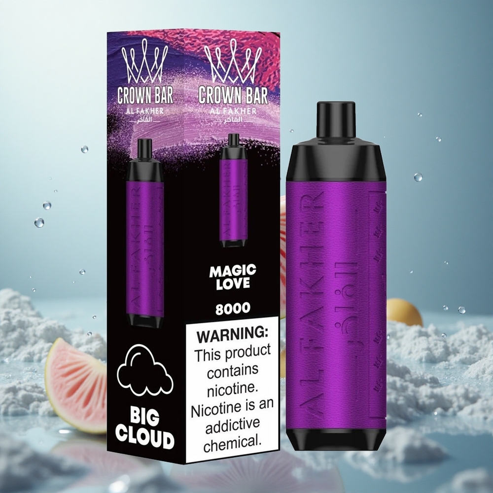 Al Fakher Crown Bar 8000 Crystal Magische Liebe 600mAh 18ml