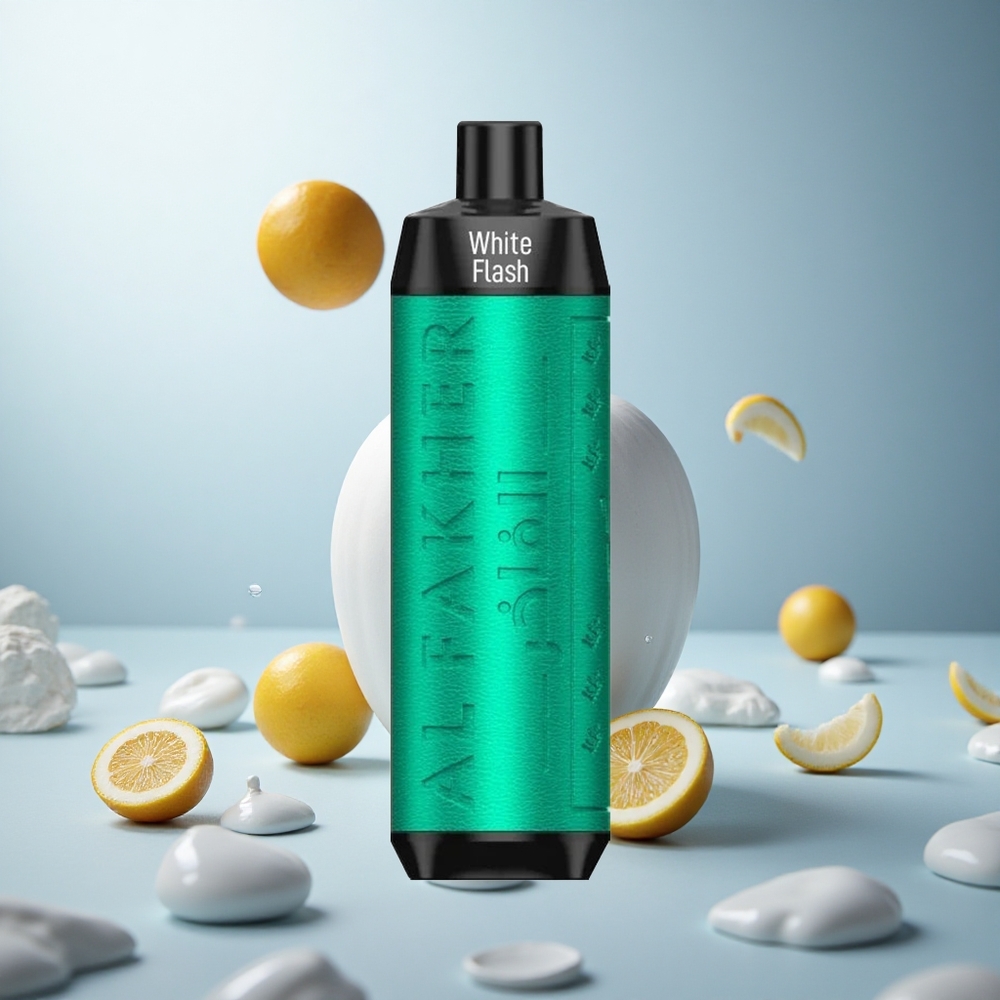 Al Fakher Crown Bar 8000 Crystal Weißer Blitz Wegwerf-Vape mit 18ml Flüssigkeit und 5mg Nikotin