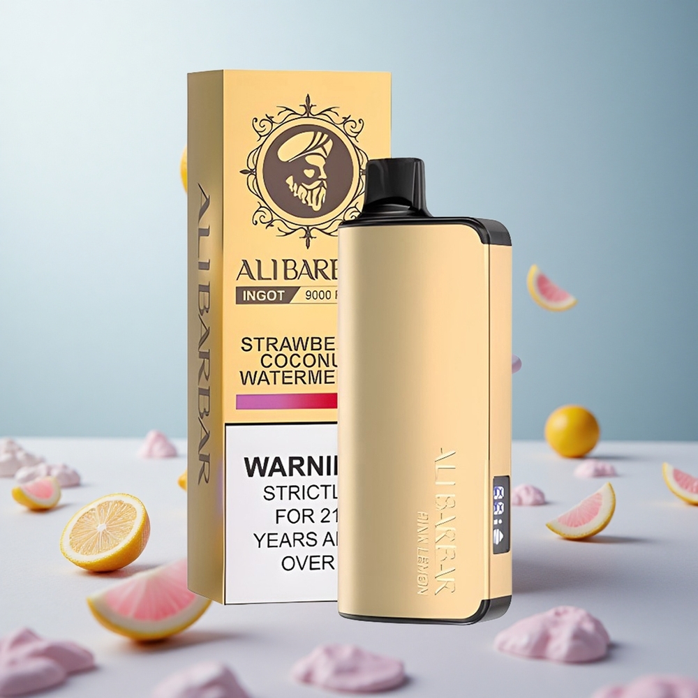 Alibarbar Ingot 9000 Rosa Zitrone 22ml 2350mAh