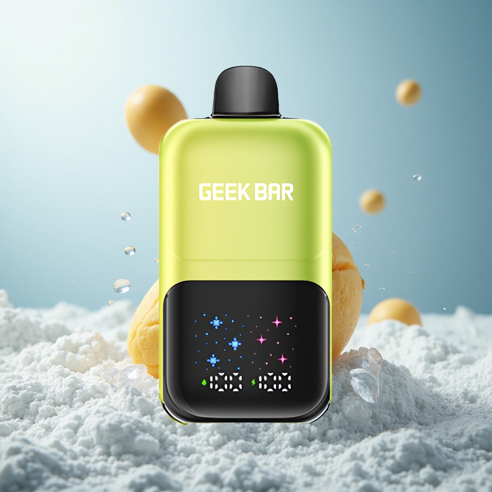 GEEK BAR 2GO 20ml 50000 Deutschland Mangoeis Interaktiver Bildschirm Dual-Tank
