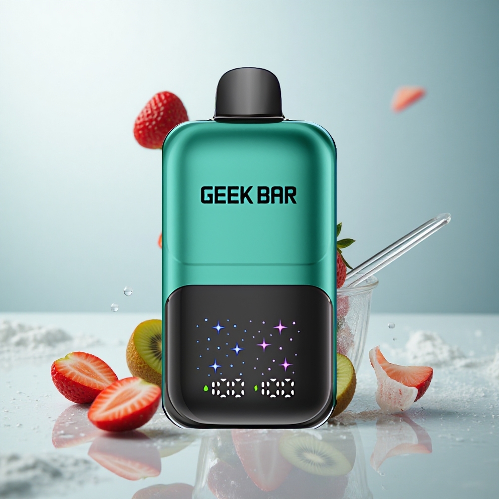 GEEK BAR 2GO 20ml 50000 Erdbeere  Kiwi Interaktiver Bildschirm Duale Tanks