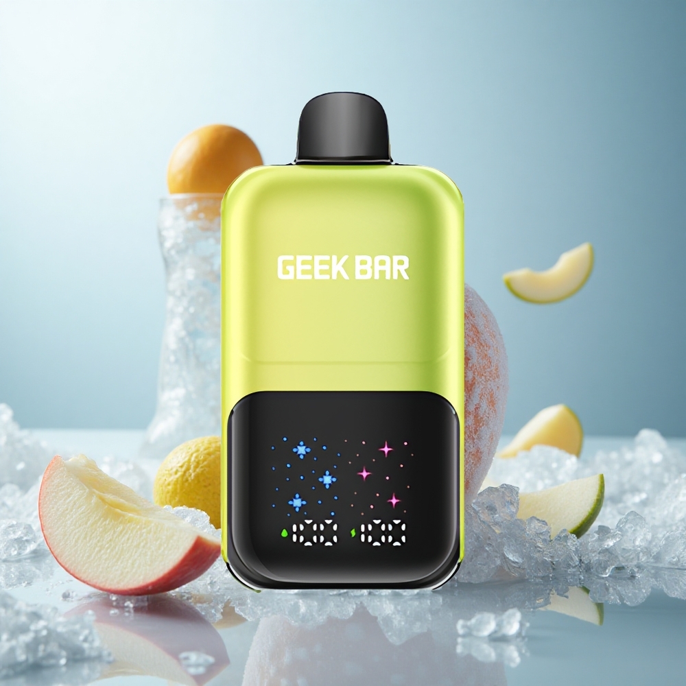 GEEK BAR 2GO 20ml 50000 Sauer Apfel Eis mit Dual-Tank und einstellbarer Kühle