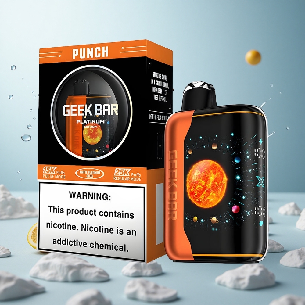 GEEK BAR Platinum Edition 25000 Platin Edition Dynamisch Doppel-Mesh Punch