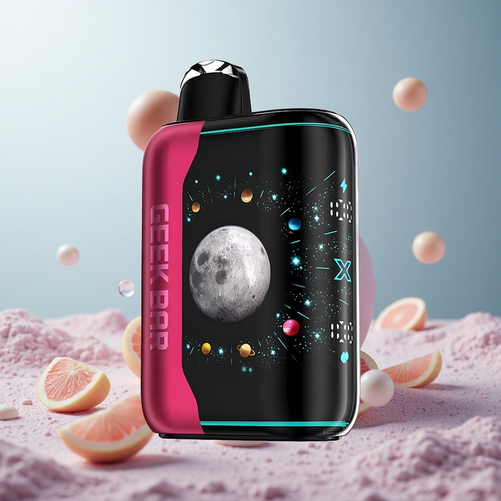 GEEK BAR Platinum Edition 25000 Sauer Rosa Staub 20mL 2 Nikotin