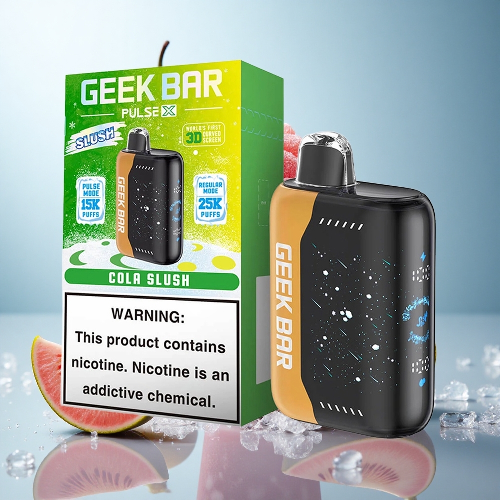 GEEK BAR Pulse X 25000 Slush Edition mit Dual-Mesh-Spule und 3D-geschwungener Anzeige