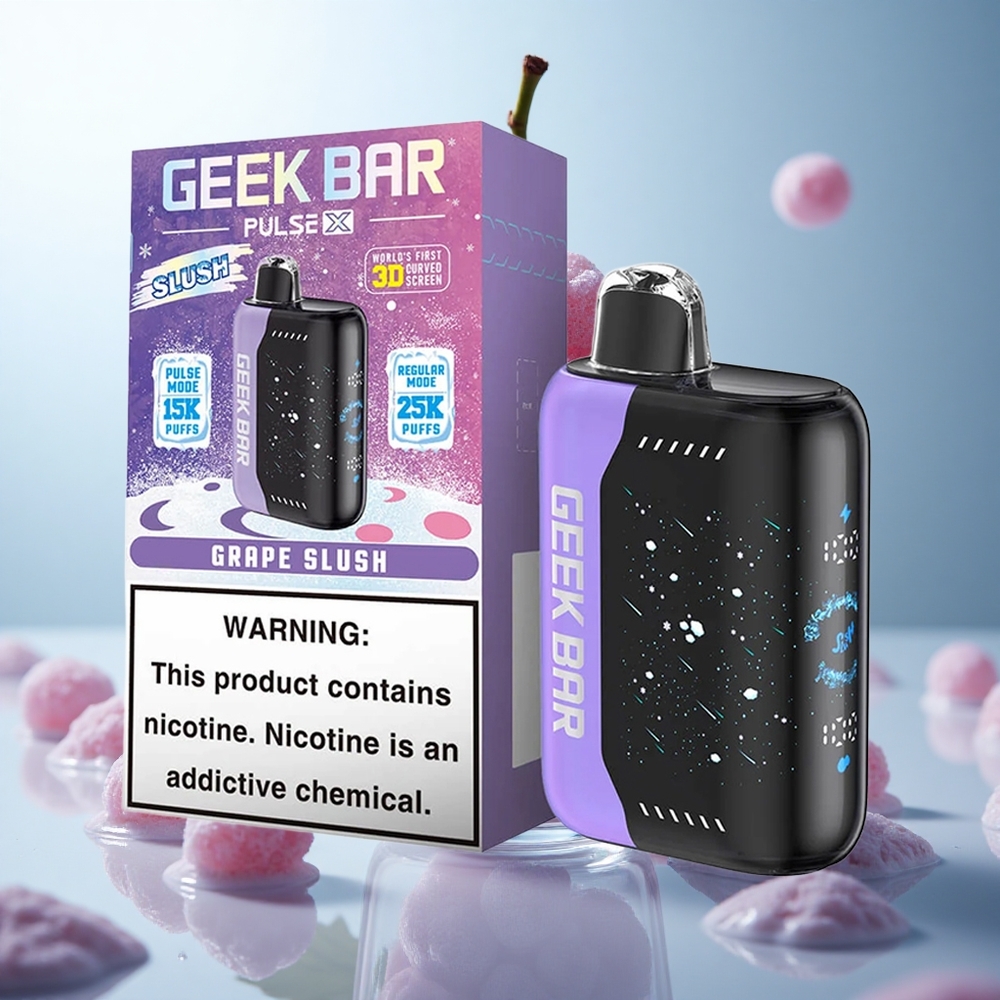 GEEK BAR Pulse X 25000 Slush Edition mit Dual-Mesh-Spule und 3D-geschwungener Anzeige