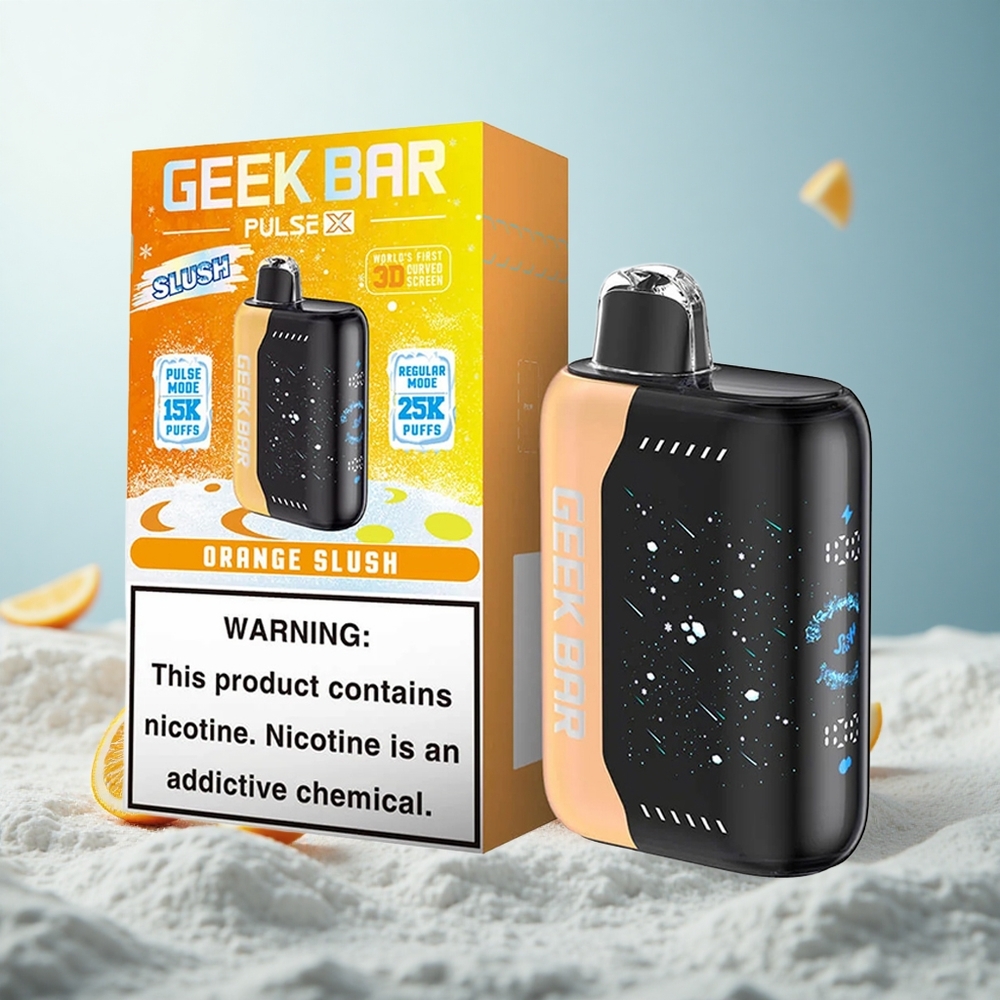 GEEK BAR Pulse X 25000 Slush Edition mit Dual-Mesh-Spule und 3D-geschwungener Anzeige