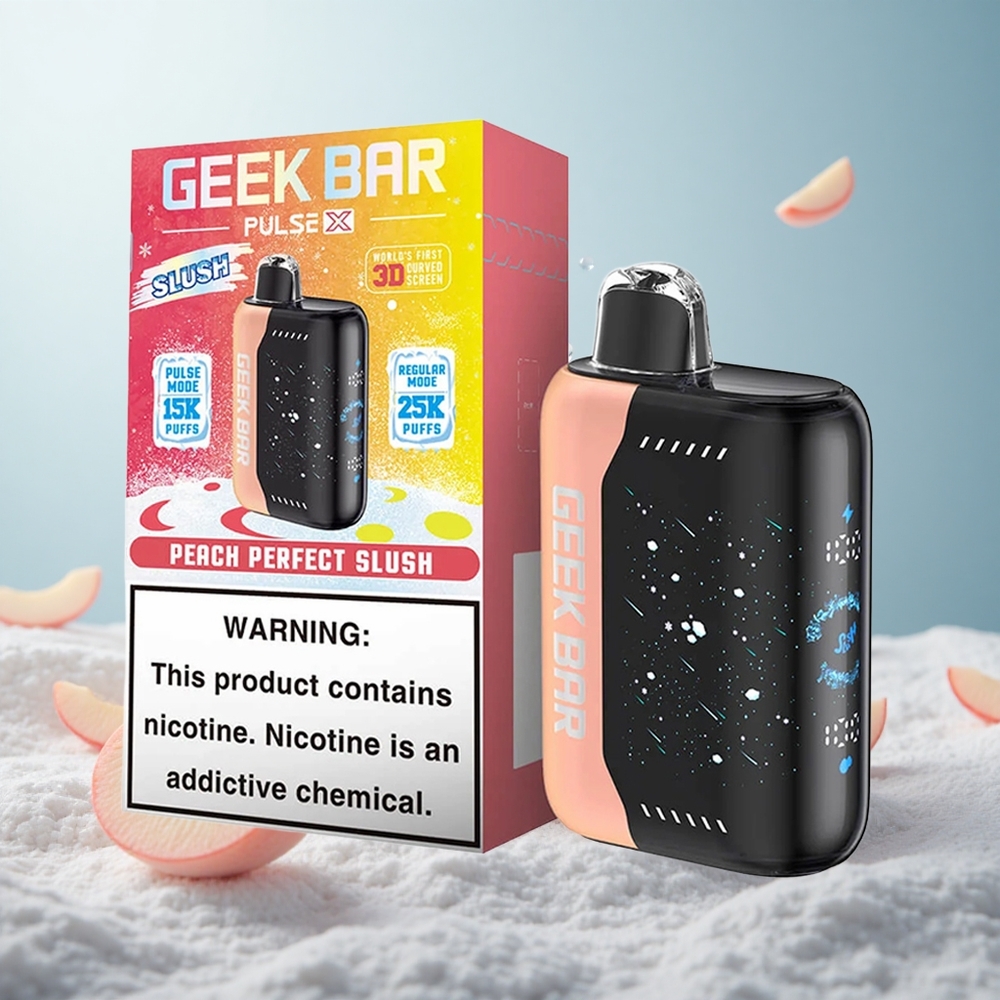 GEEK BAR Pulse X 25000 Slush Edition mit Dual-Mesh-Spule und 3D-geschwungener Anzeige