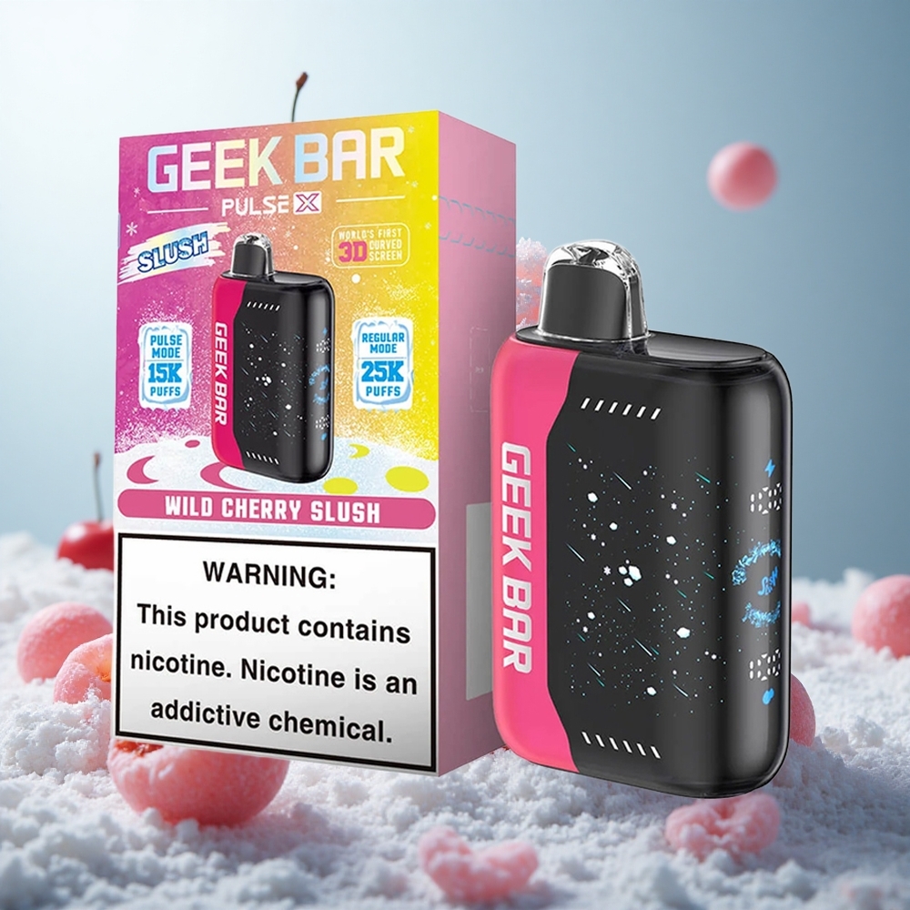 GEEK BAR Pulse X 25000 Slush Edition mit Dual-Mesh-Spule und 3D-geschwungener Anzeige