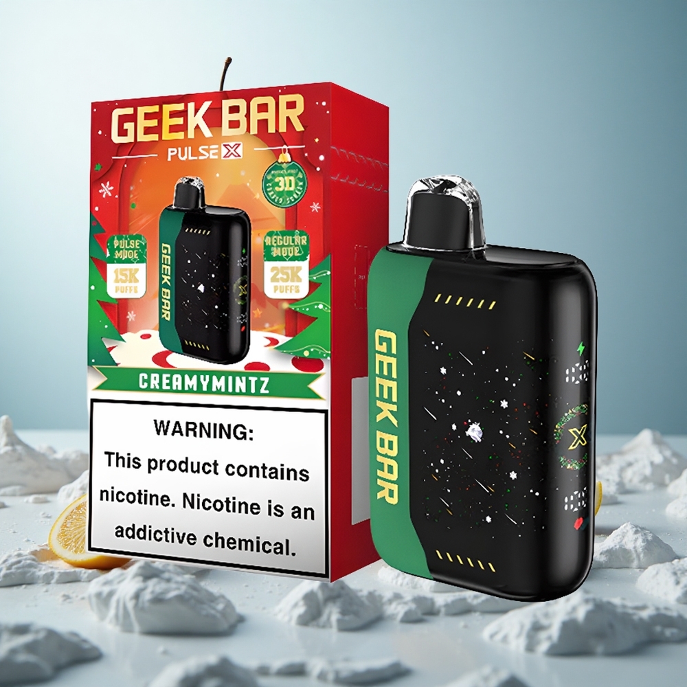 GEEK BAR Pulse X 25000 Weihnachtsausgabe Dual Mesh Coil USB Type-C