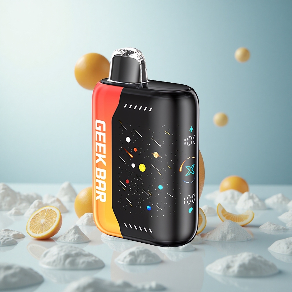 GEEK BAR Pulse X 42K Puffs Meteor Edition Orangener Drache Dual-Mesh  Schnellladung