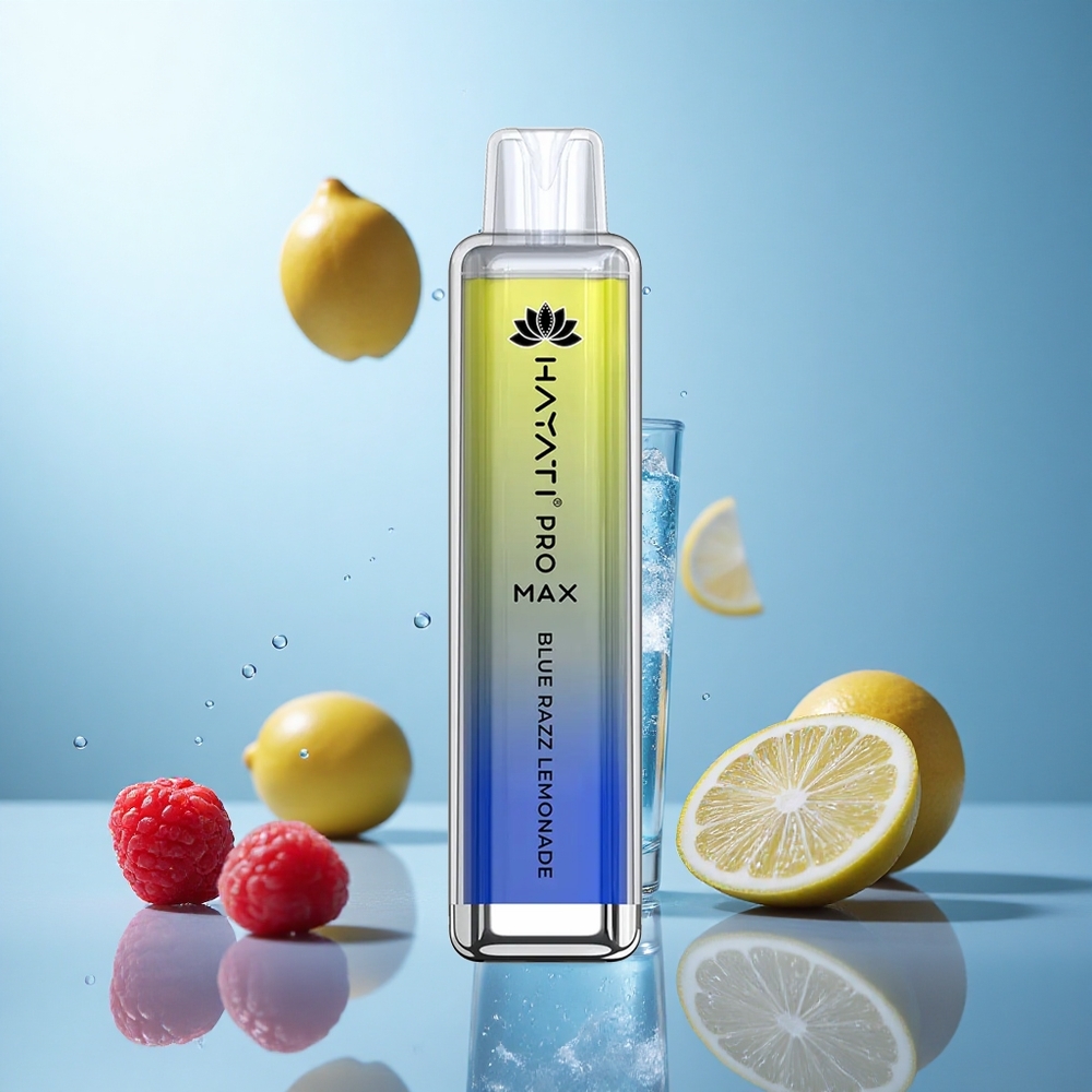 Hayati Pro Max 4000 Blaue Himbeerlimonade mit Kristall und Mesh