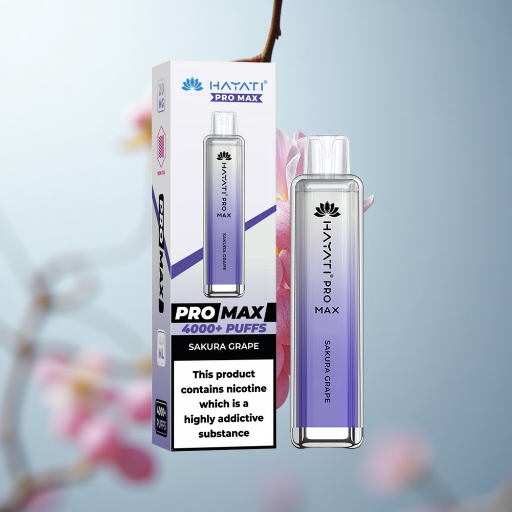 Hayati Pro Max 4000 Blütenkirsche Traube Dual Mesh 2ml