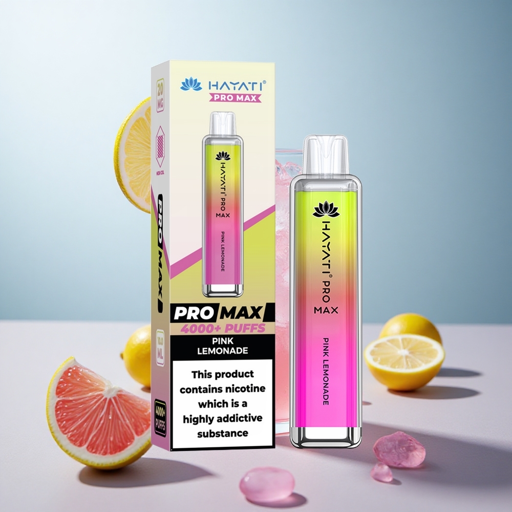Hayati Pro Max 4000 Rosa Limonade 1400mAh Dual Mesh Coil
