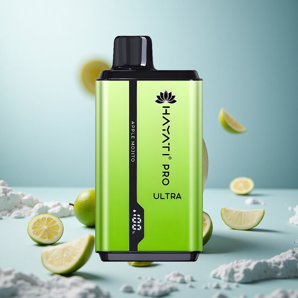 Hayati Pro Ultra 15000 Apfel Mojito 49 Geschmäcker 12ml