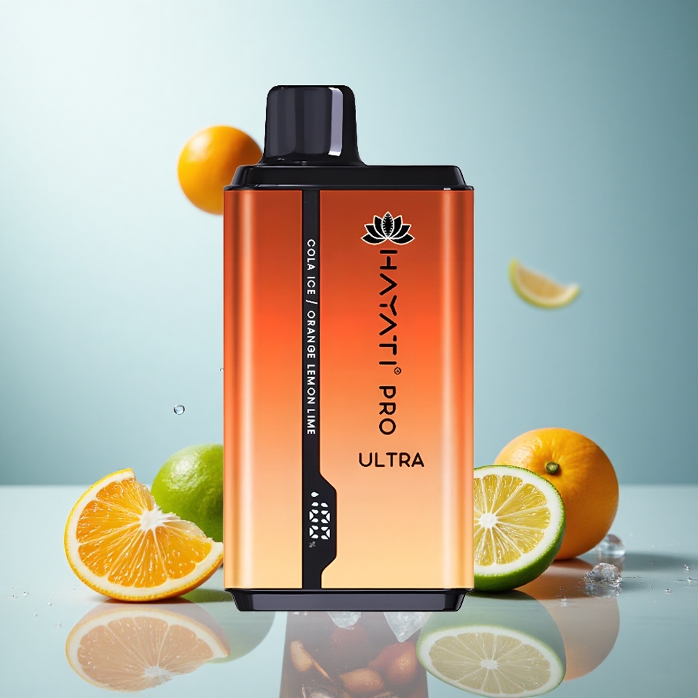 Hayati Pro Ultra 15000 Cola Eis Orange Zitrone Limette 850mAh 2 12ml