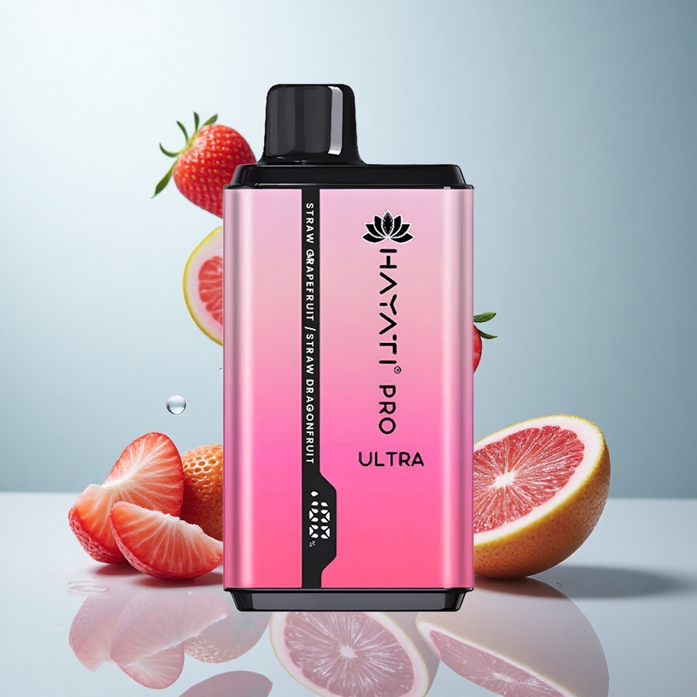 Hayati Pro Ultra 15000 Erdbeere Grapefruit Erdbeere Drachenfrucht 850mAh 24ml