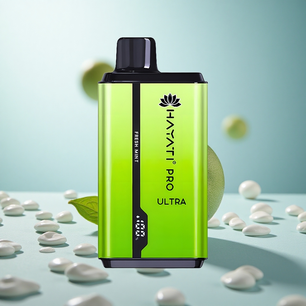 Hayati Pro Ultra 15000 Frische Minze  Doppelflüssigkeit 12ml