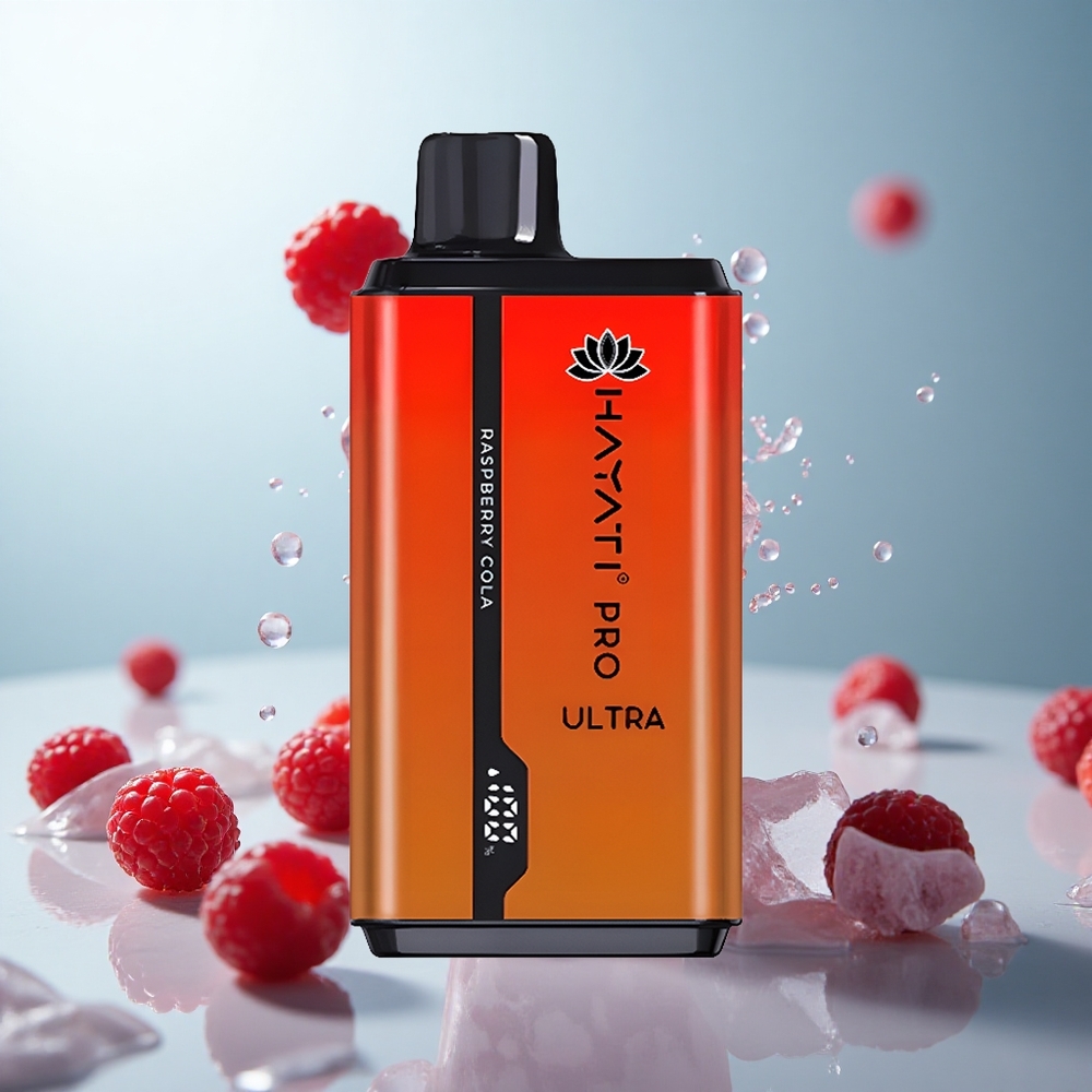 Hayati Pro Ultra 15000 Himbeer-Cola Ultra 850mAh 2