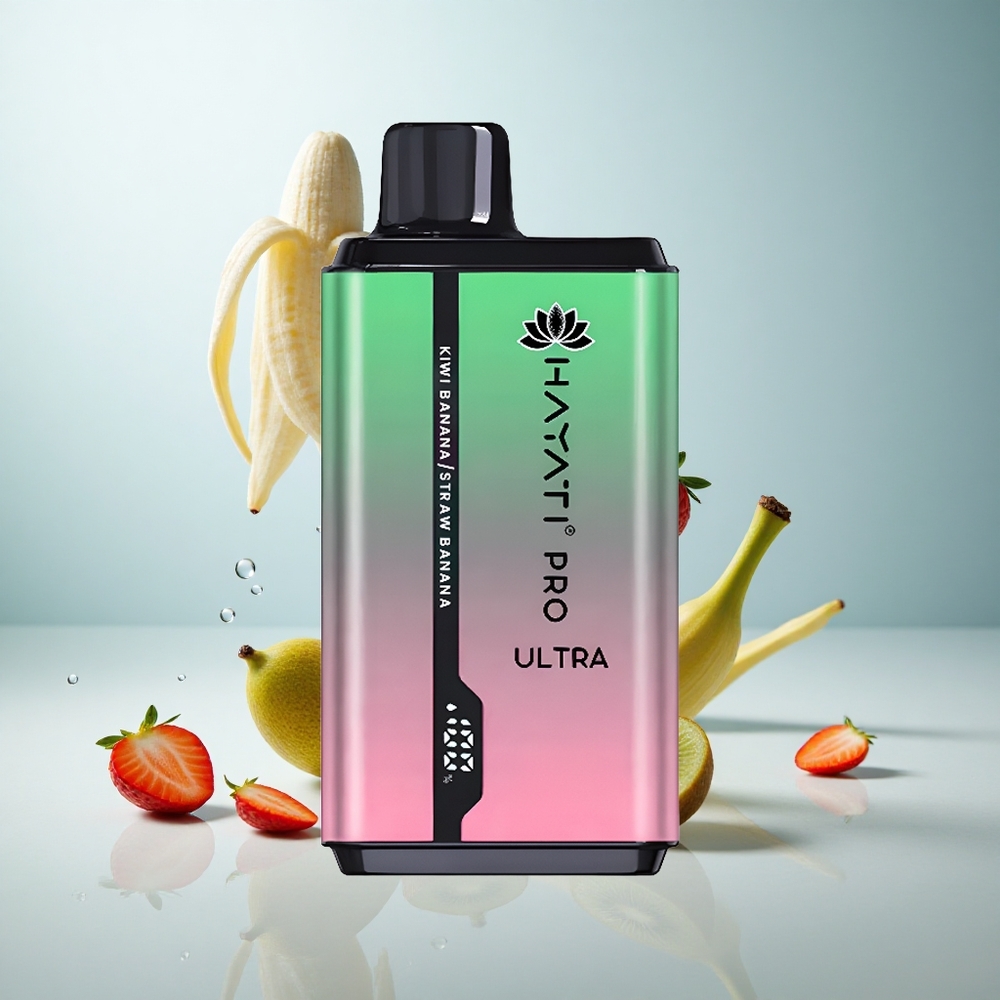 Hayati Pro Ultra 15000 Kiwi Banane Erdbeere Banane 850mAh 12ml
