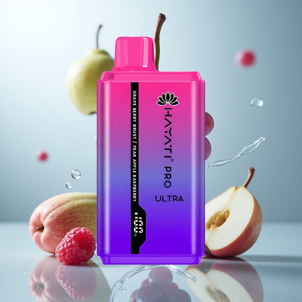 Hayati Pro Ultra 15000 Trauben-Beeren-Explosion Birne Apfel Himbeere 850mAh 24ml