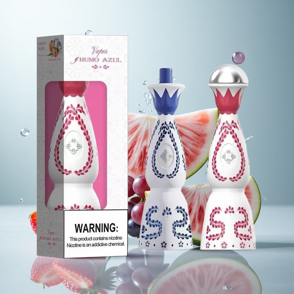 Humo Azul 15000 Erdbeer-Wassermelone-Traube 20mL 5