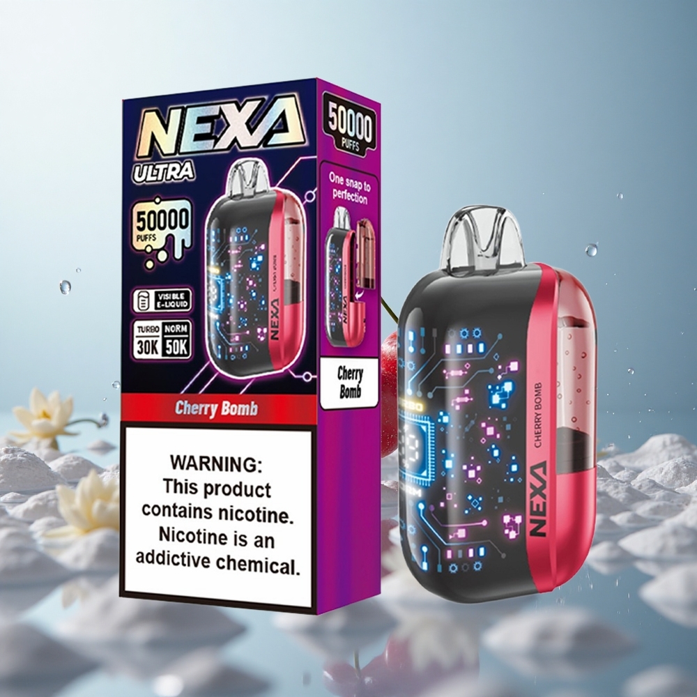 NEXA Ultra 50000 Kirsch-Blasen 20ml Dual Mesh