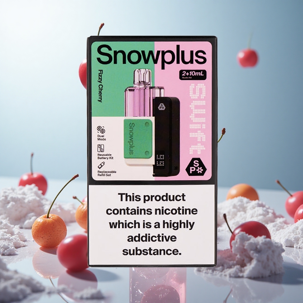 Snowplus Swift 5000 Sprudelnde Kirsche 1000 mAh Dual Mesh