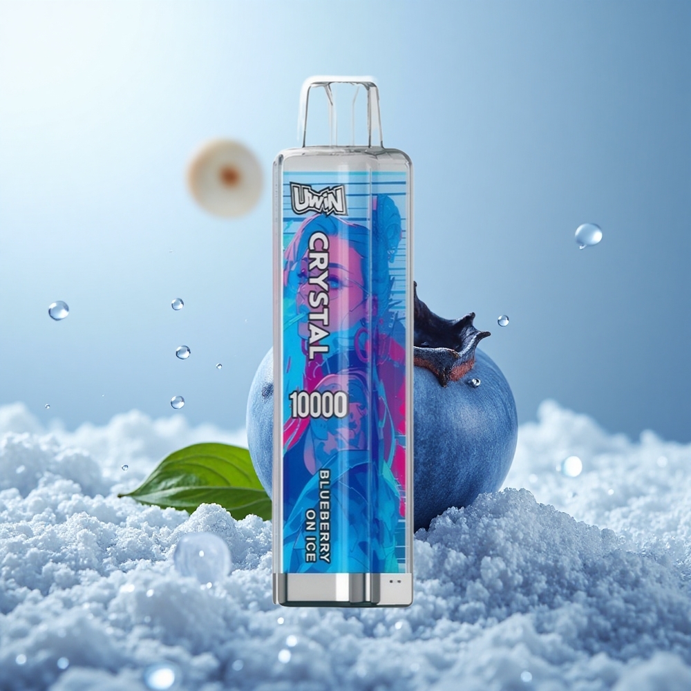 Uwin Crystal 10000 Blaubeer Auf Eis mit RGB-Licht und Mesh-Spule