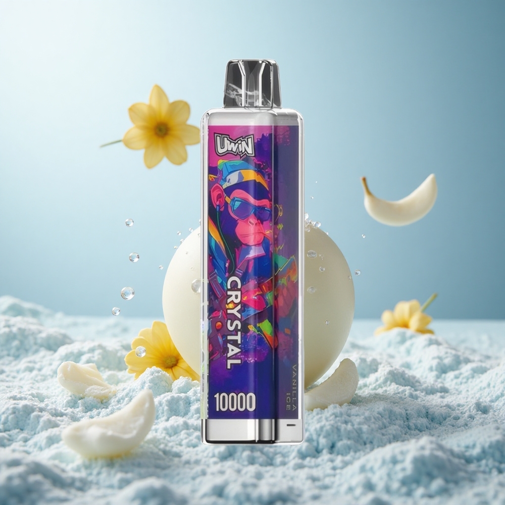 Uwin Crystal 10000 Vanilla-Eis Kristall 18ml RGB 08 Ohm Mesh