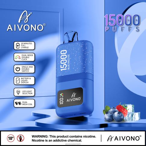 Aivono AIM magic 15000 blaues Razz-Eis N824064 | Aivono Österreich