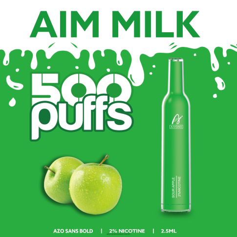Aivono AIM MILK 500 saurer Apfel N8240267 | Aivono Vape