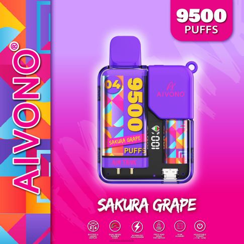 Aivono AIM TANK 9500 Sakura-Traube N824036 | Aivono Vape