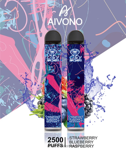 Aivono AIM SNAKE 2500 Erdbeere, Blaubeere, Himbeere N8240318 | Aivono Vape