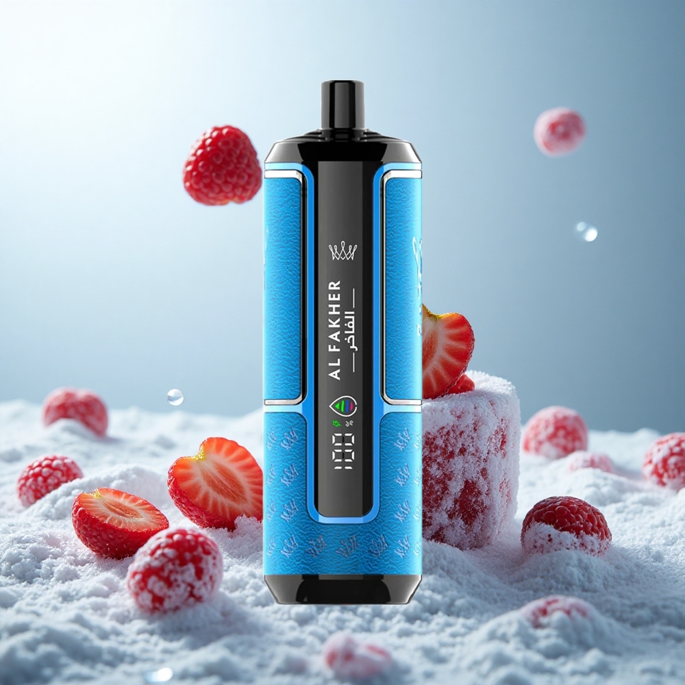 Al Fakher Crown Bar 15K Hypermax Beeren-Eis Kompakt Leicht