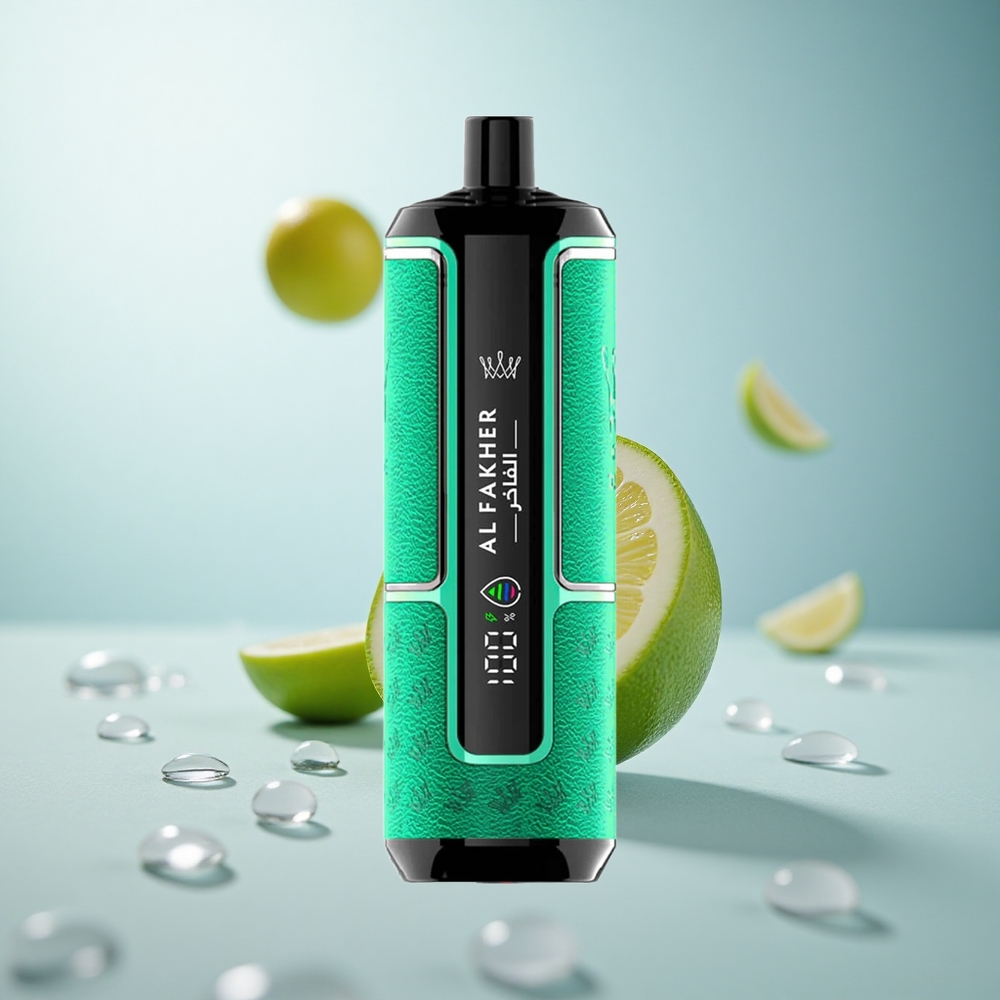 Al Fakher Crown Bar 15K Hypermax Zitronenlimette 22ml 600mAh Typ-C