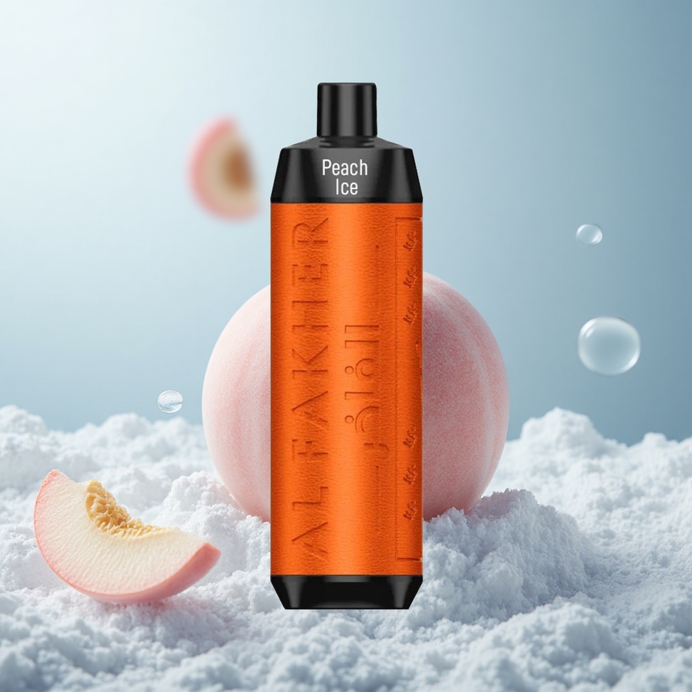 Al Fakher Crown Bar 8000 Crystal Pfirsich-Eis Kristall 600mAh Type-C