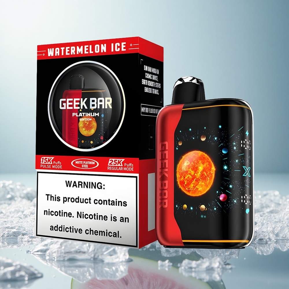 GEEK BAR Platinum Edition 25000 Wassermelone Eis mit Dual Mesh Coil und 20mL E-Liquid