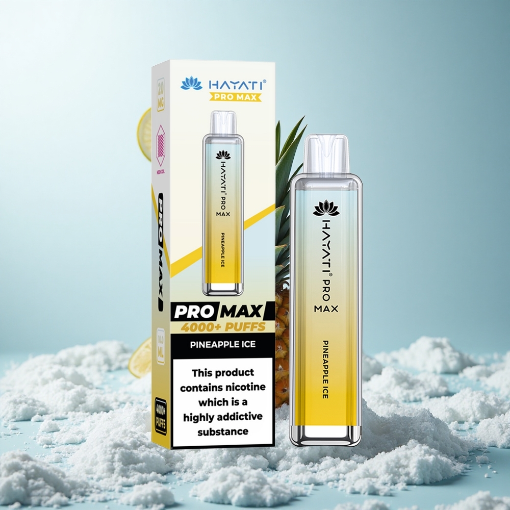 Hayati Pro Max 4000 Ananas Eis Dual Mesh Rechargebar