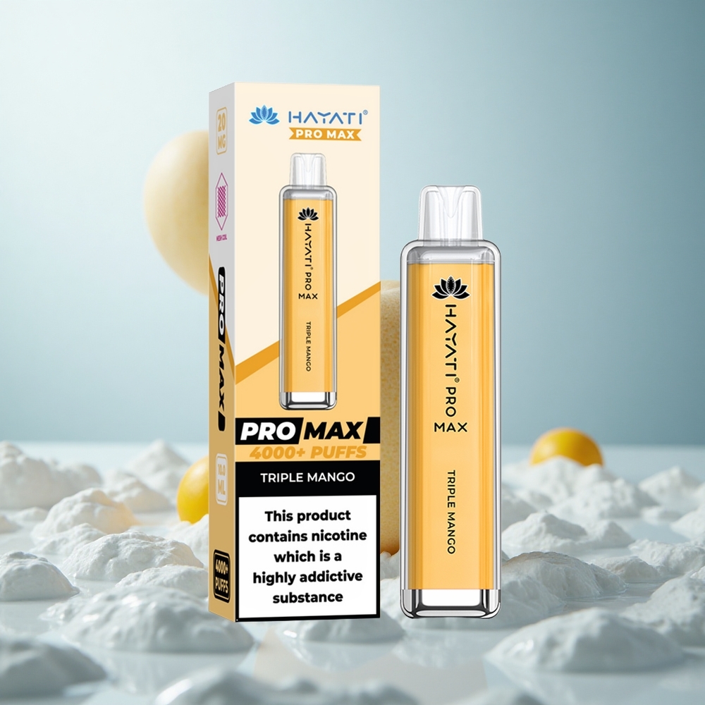 Hayati Pro Max 4000 Dreifach-Mango Dual-Mesh Kristall