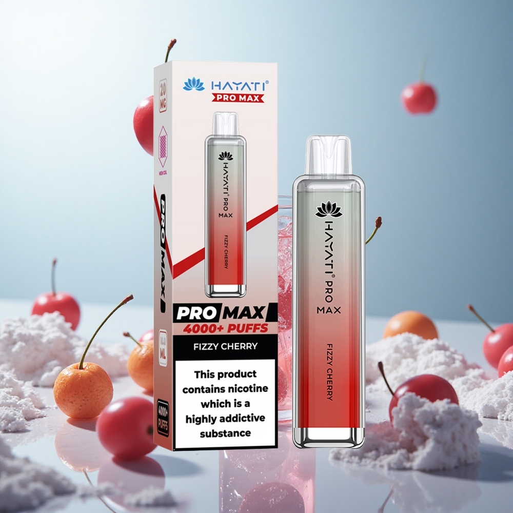 Hayati Pro Max 4000 Knusprige Kirsche Dual Mesh Rechargebar