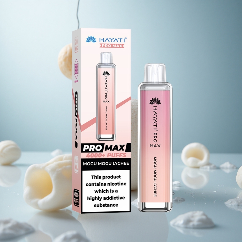 Hayati Pro Max 4000 Mogu Mogu Lychee 2% TPD-Konform