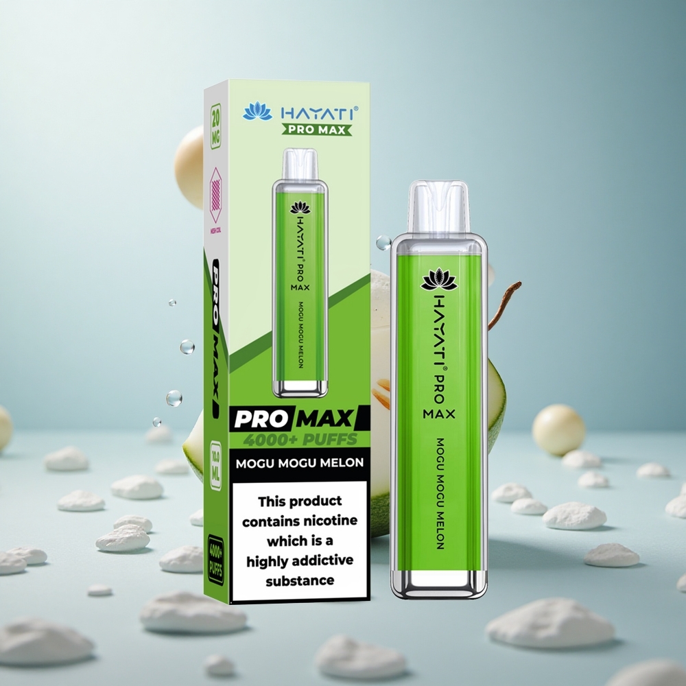 Hayati Pro Max 4000 Mogu Mogu Melon Dual Mesh Rechargebar