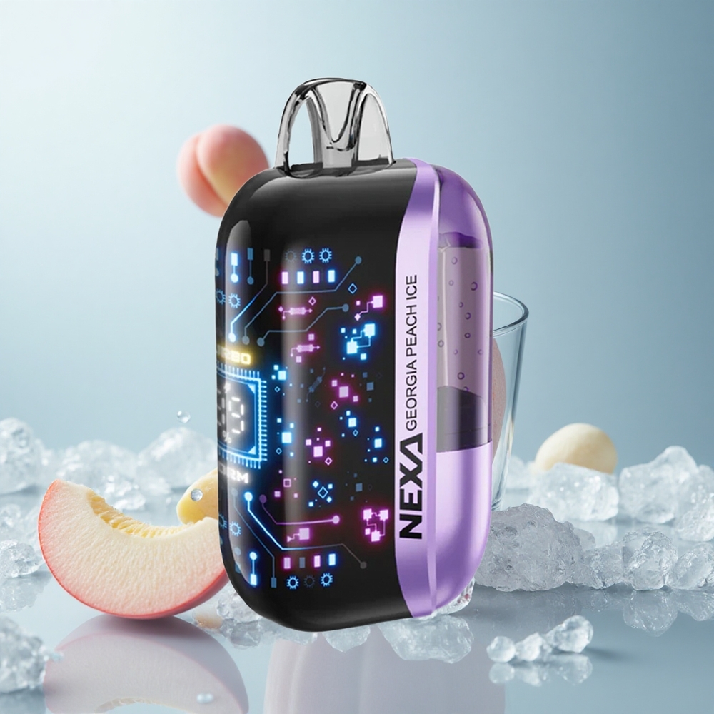 NEXA Ultra 50000 Pfirsich-Eis Ultra 20ml 0.9ohm Dual Mesh