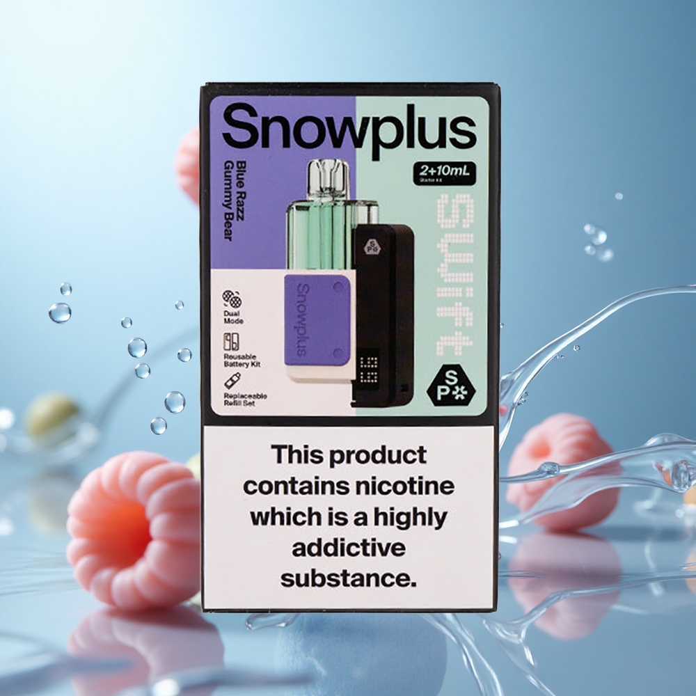 Snowplus Swift 5000 Blaue Himbeergummibärchen Dual Mesh 1000 mAh