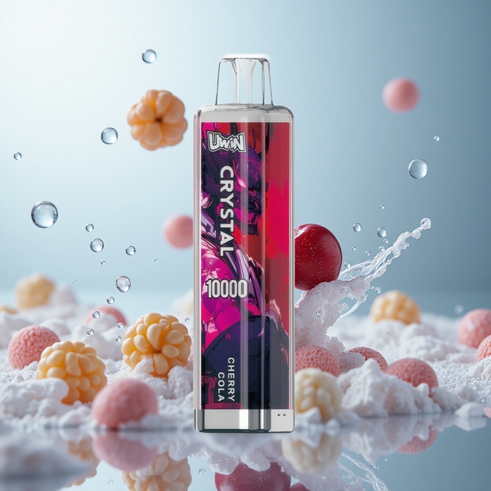 Uwin Crystal 10000 Kirsch-Cola RGB-Beleuchtung Typ-C-Schnellladung