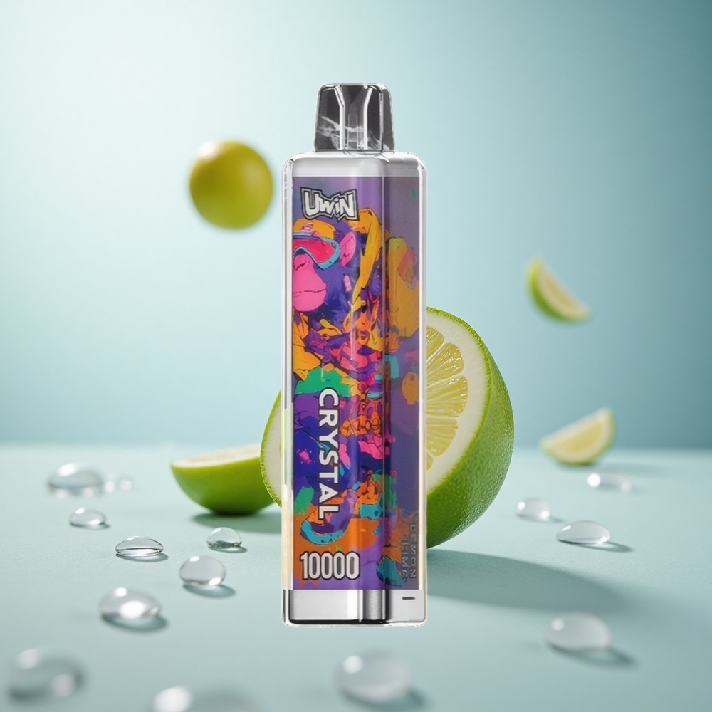 Uwin Crystal 10000 Zitronenlimette RGB Licht 18ml 0,8 Ohm Mesh