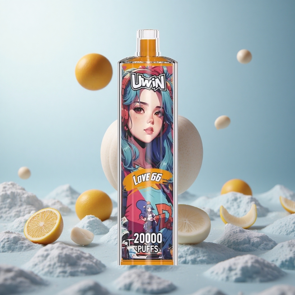 Uwin Shisha Hookah Crystal 20000 Puffs Liebe 66 Mesh Typ-C